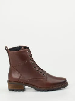Solidus – Schnürboots aus Kalbleder dunkelbraun
