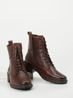 Solidus – Schnürboots aus Kalbleder dunkelbraun