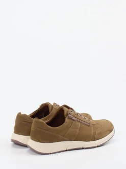 Solidus – Schnürschuh aus Nubukleder mittelbraun