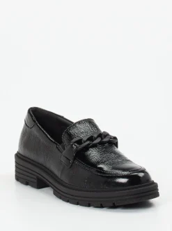 Solidus – Slipper aus Lackleder in Schwarz