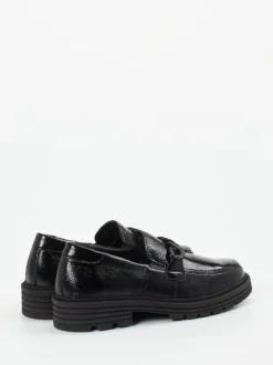 Solidus – Slipper aus Lackleder in Schwarz