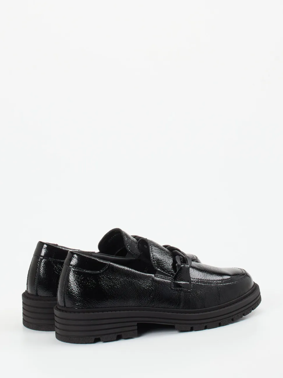 Solidus – Slipper aus Lackleder in Schwarz