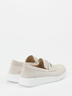Solidus – Slipper aus Veloursleder in Cremebeige