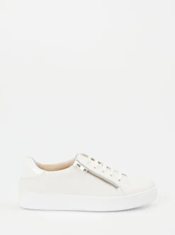 Solidus – Sneaker aus Kalbleder in Offwhite