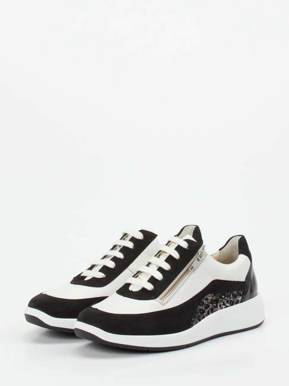 Solidus – Sneaker aus Nappaleder mit Animal-Detail