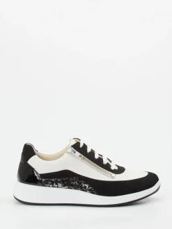 Solidus – Sneaker aus Nappaleder mit Animal-Detail
