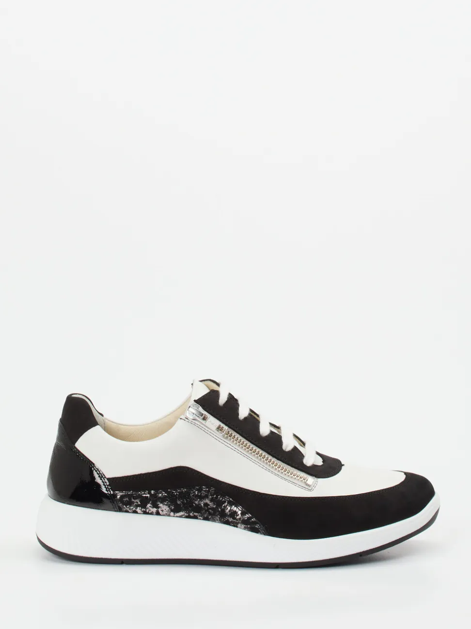 Solidus – Sneaker aus Nappaleder mit Animal-Detail