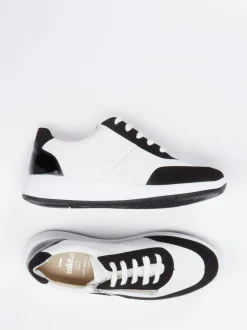 Solidus – Sneaker aus Nappaleder mit Animal-Detail