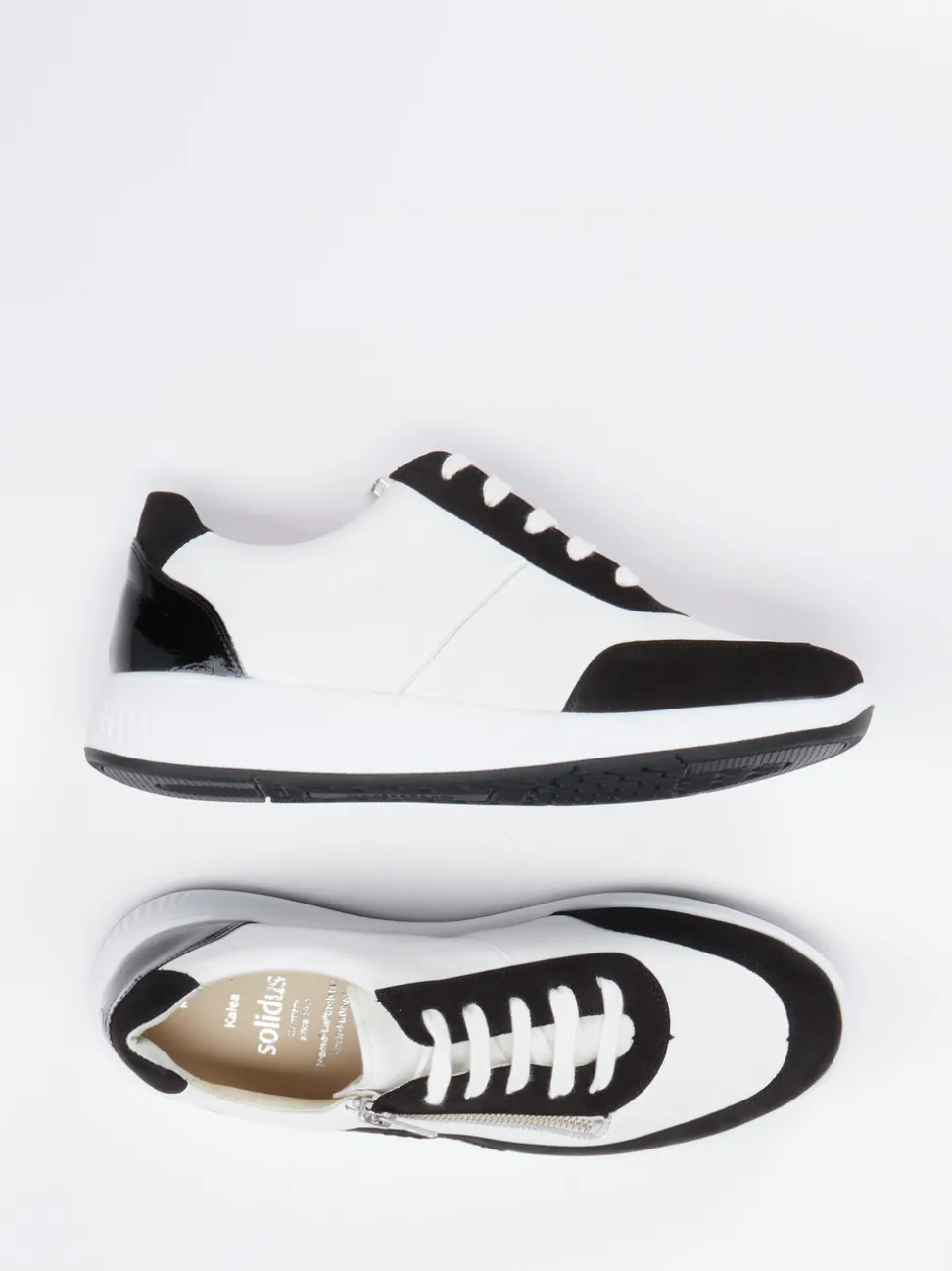 Solidus – Sneaker aus Nappaleder mit Animal-Detail