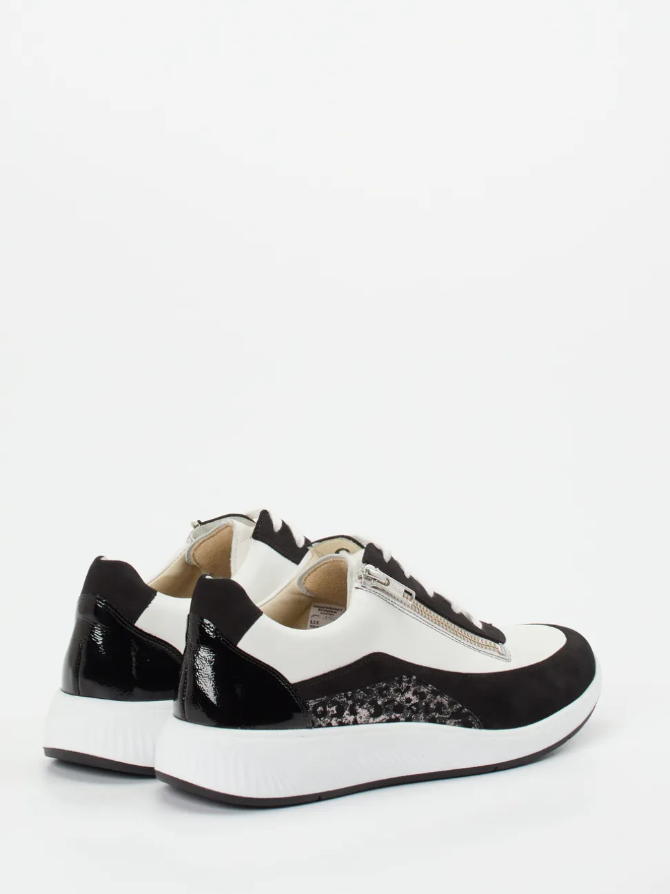 Solidus – Sneaker aus Nappaleder mit Animal-Detail