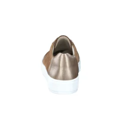 Solidus – Sneaker aus Nubukleder mit Metallic-Ferse