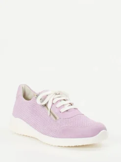 Solidus – Sneaker aus Veloursleder fliederfarben