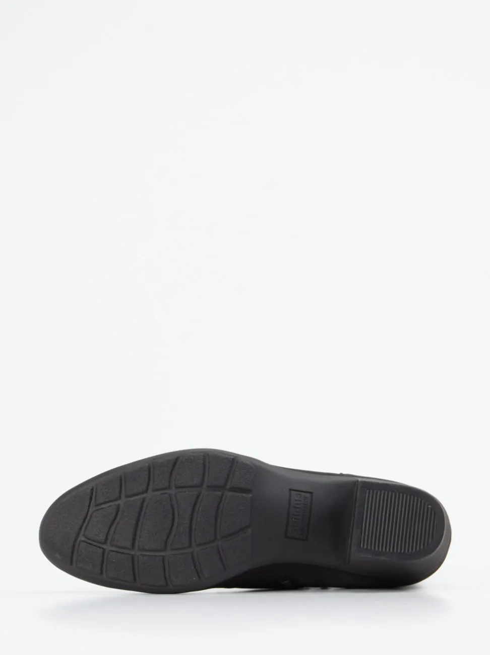Solidus – Stiefelette aus Nubukleder in Schwarz