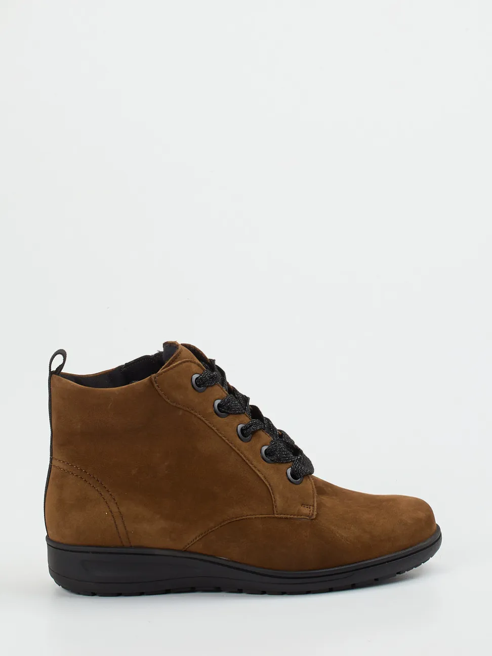 Solidus – Stiefeletten aus Nubukleder in Braun