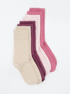 S.Oliver – Crew-Socken aus Textil in Rosé-Beige