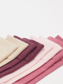 S.Oliver – Crew-Socken aus Textil in Rosé-Beige