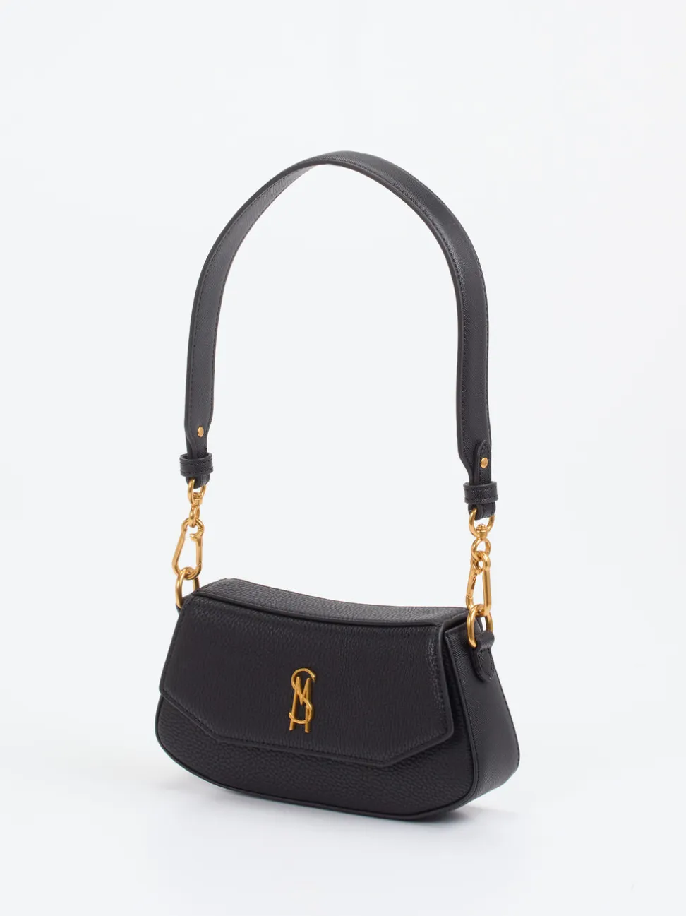 Steve Madden – Baguette Bag aus Synthetik Schwarz