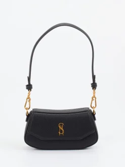 Steve Madden – Baguette Bag aus Synthetik Schwarz