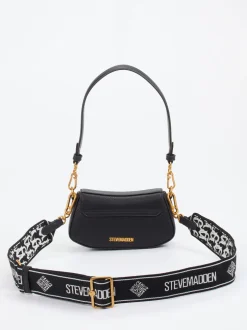 Steve Madden – Baguette Bag aus Synthetik Schwarz
