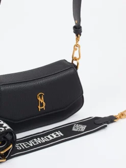 Steve Madden – Baguette Bag aus Synthetik Schwarz