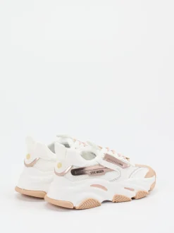 Steve Madden – Chunky Sneaker aus Synthetik in Offwhite