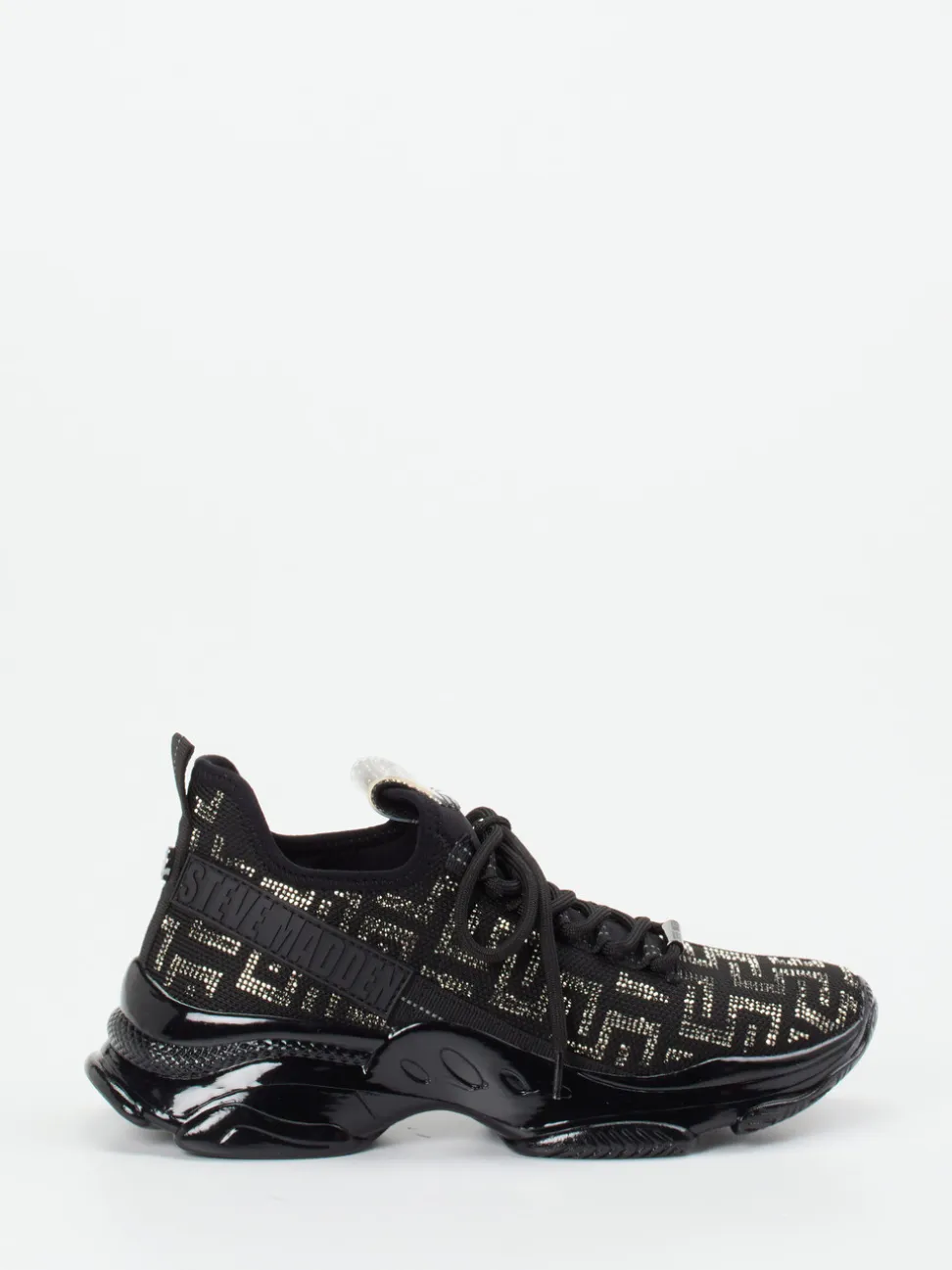 Steve Madden – Chunky Sneaker aus Textil in Schwarz