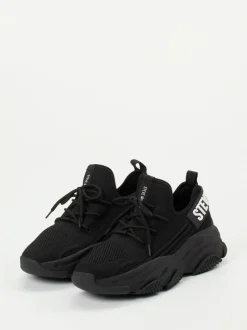 Steve Madden – Chunky Sneaker aus Mesh in Schwarz