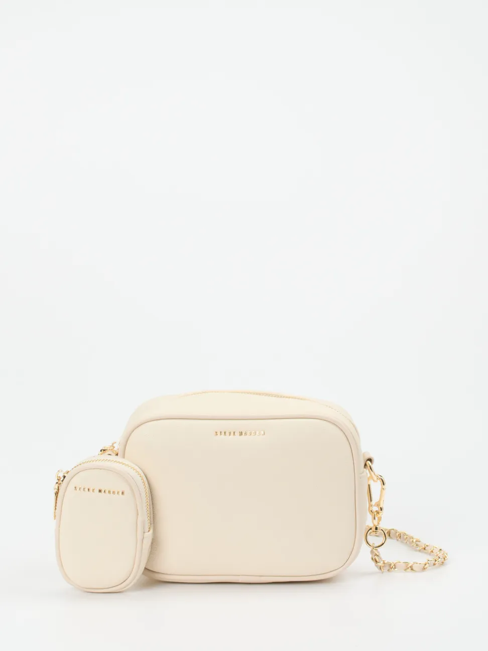 Steve Madden – Crossbody Bag aus Synthetik Cremebeige