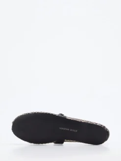 Steve Madden – Mary Jane Flats aus Netzspitze Schwarz
