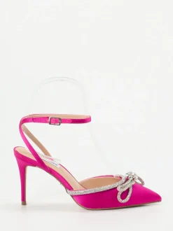 Steve Madden – Pumps aus Satin in Fuchsia