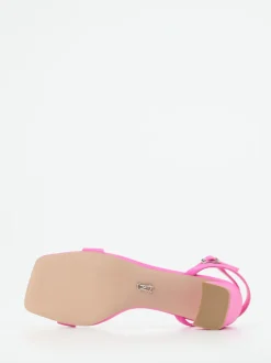 Steve Madden – Sandalette aus Lederimitat Neonpink