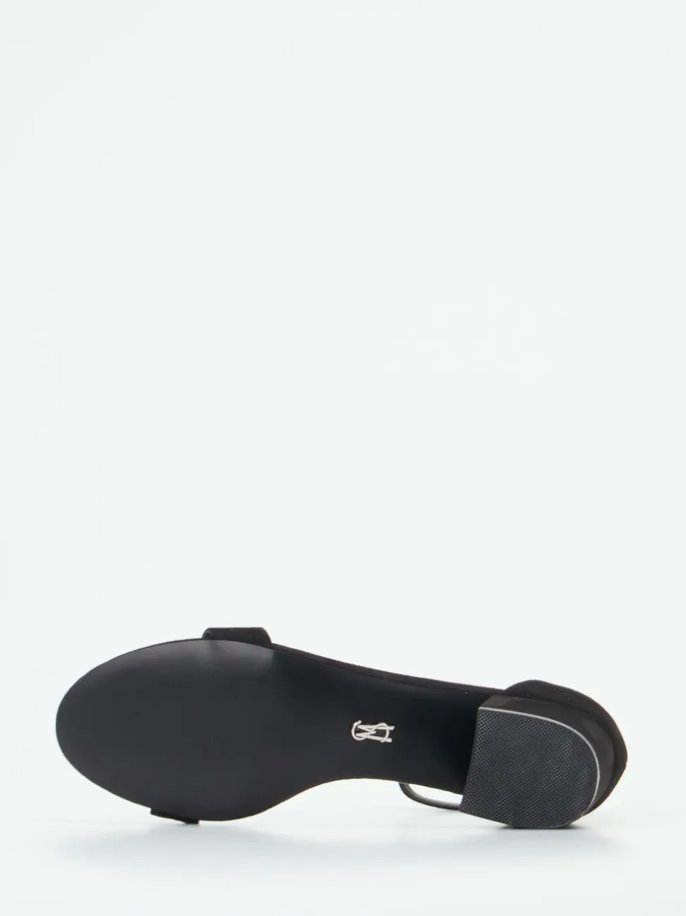 Steve Madden – Sandalette aus Veloursleder Schwarz