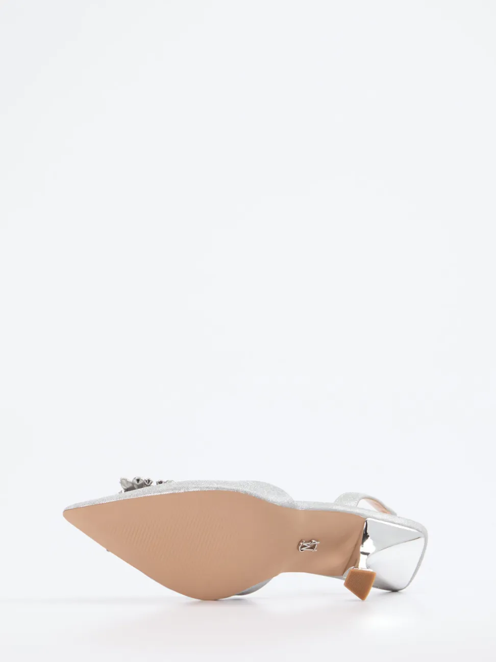 Steve Madden – Slingpumps aus Synthetik in Silber