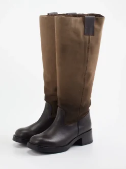 Steve Madden – Stiefel aus Velourleder und Glattleder