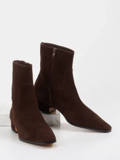 Steve Madden – Stiefelette aus Kalbleder Dunkelbraun