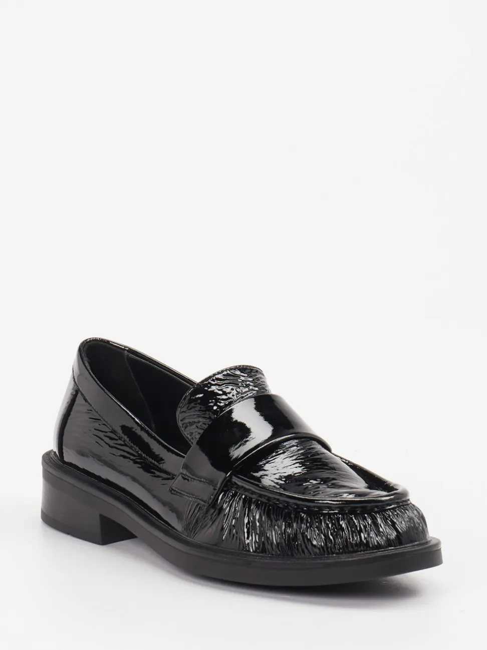 Strategia – Loafer aus Lackleder Schwarz