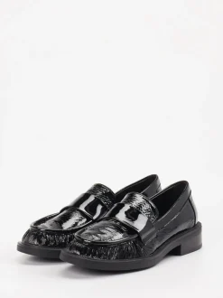 Strategia – Loafer aus Lackleder Schwarz