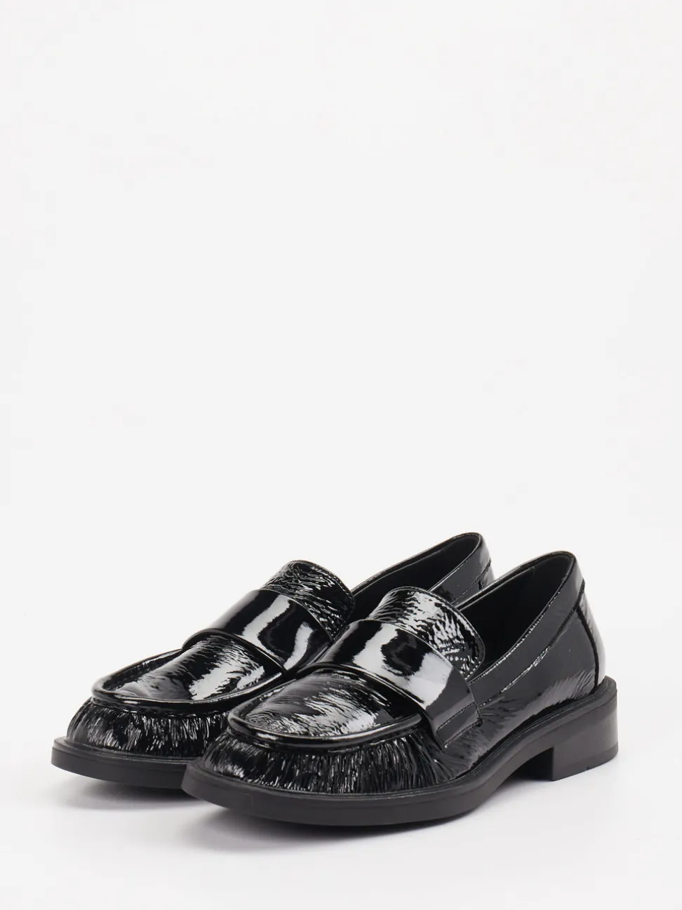 Strategia – Loafer aus Lackleder Schwarz
