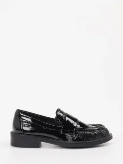 Strategia – Loafer aus Lackleder Schwarz