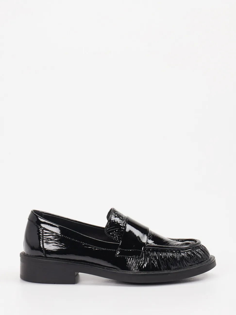 Strategia – Loafer aus Lackleder Schwarz