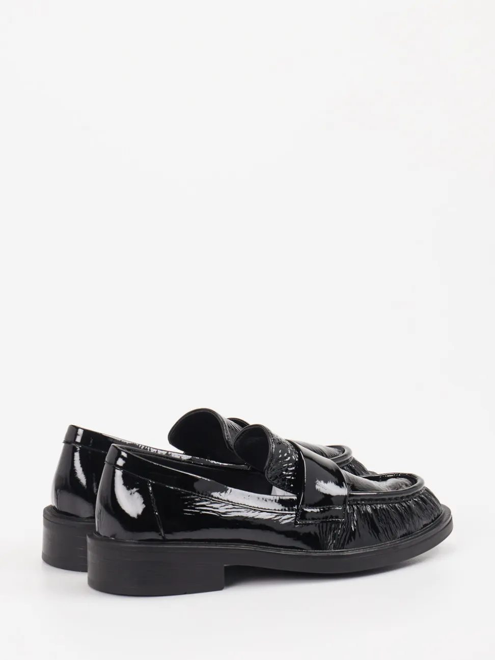 Strategia – Loafer aus Lackleder Schwarz