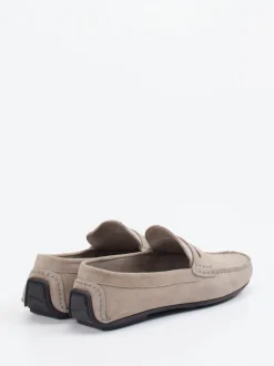 Studio Mode – Loafer aus Veloursleder sandbeige