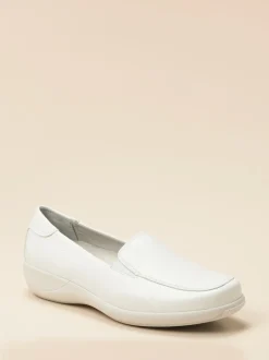 Stuppy – Komfort-Slipper aus Hirschleder weiß