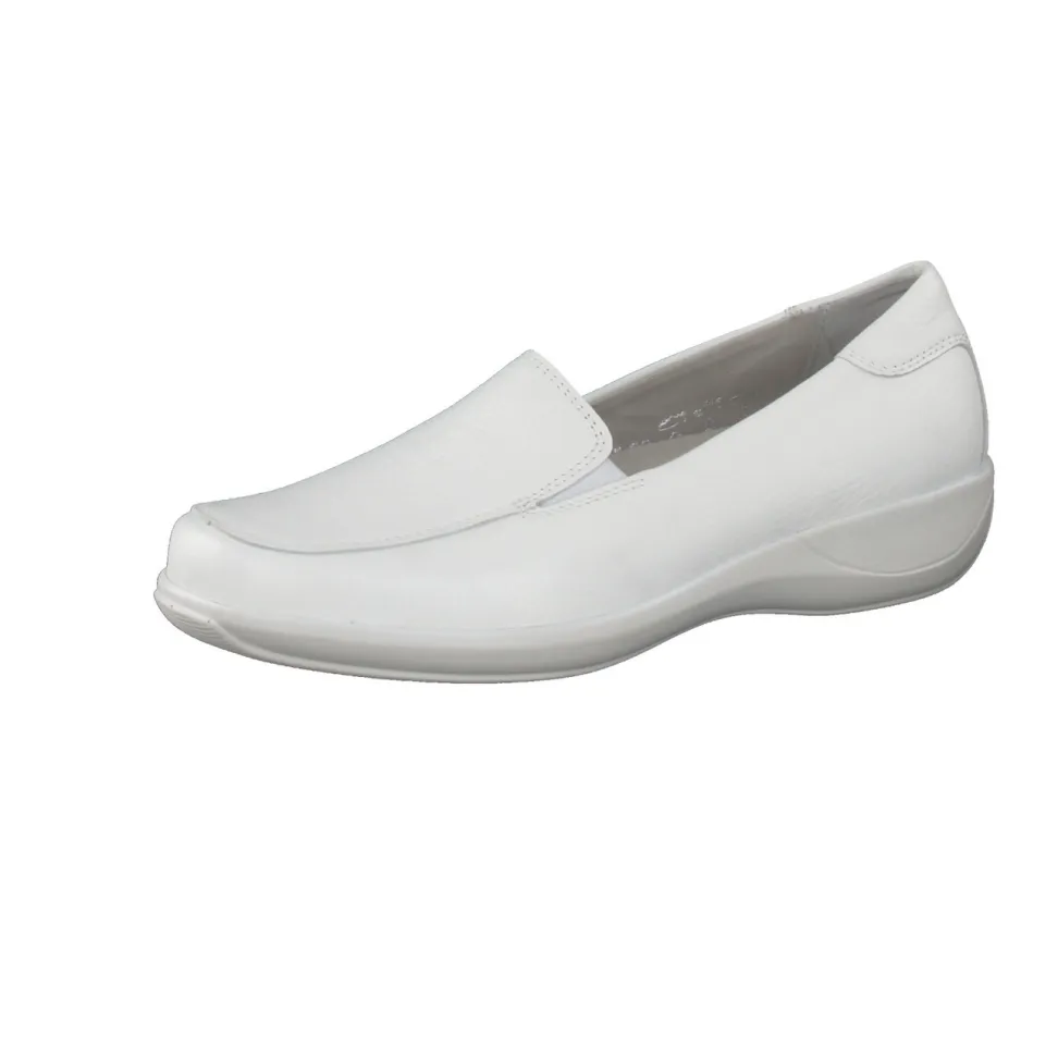 Stuppy – Komfort-Slipper aus Hirschleder weiß