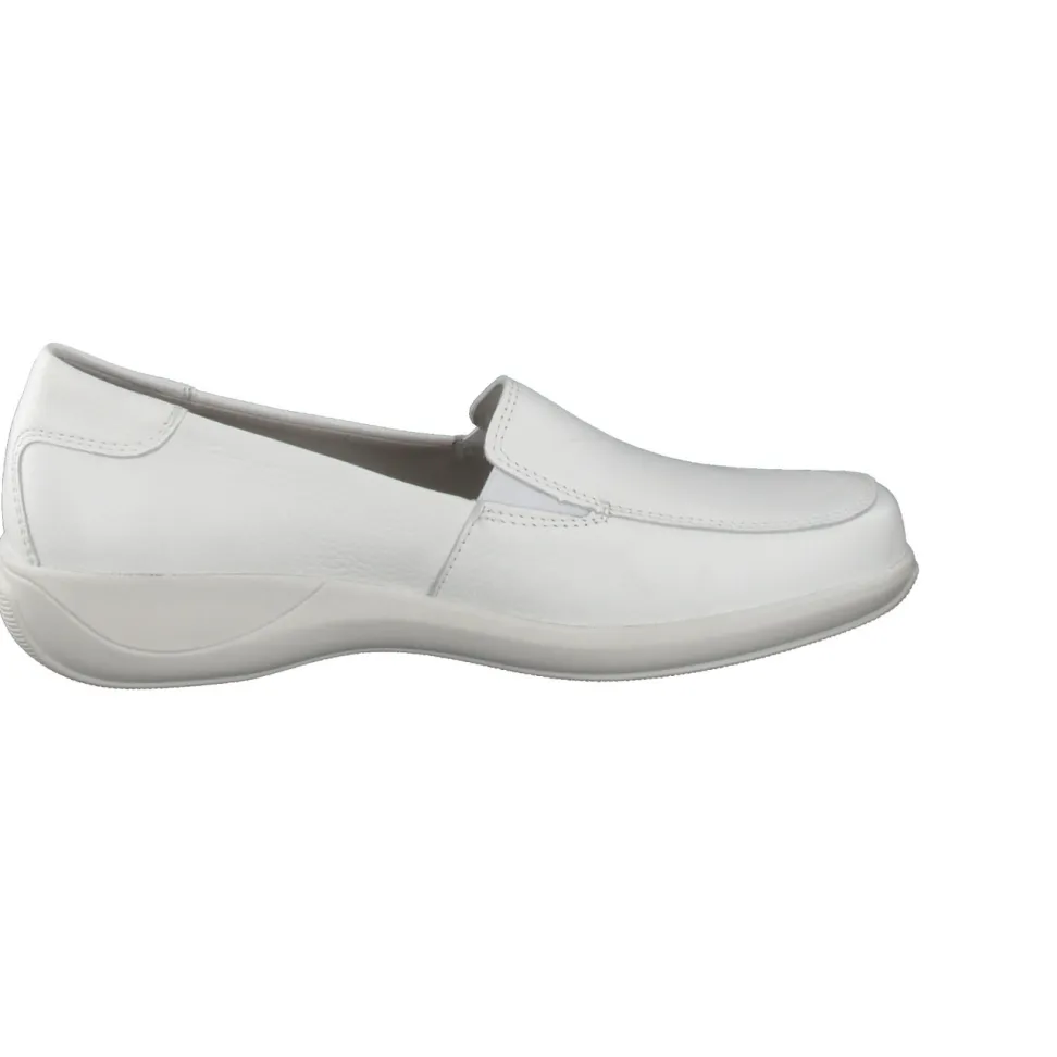 Stuppy – Komfort-Slipper aus Hirschleder weiß