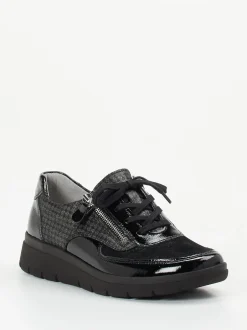 Stuppy – Komfort-Sneaker aus Lackleder schwarz