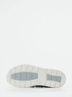 Stuppy – Komfort-Sneaker aus Stretchleder metallicblau