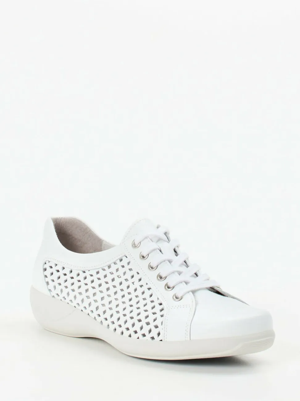 Stuppy – Komfort-Sneaker aus Kalbleder weiß