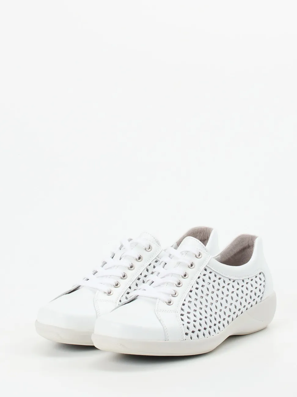 Stuppy – Komfort-Sneaker aus Kalbleder weiß