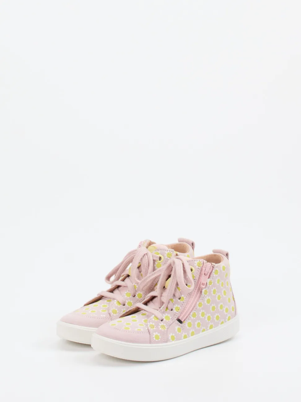 Superfit – High-Top Sneaker aus Veloursleder Rosa